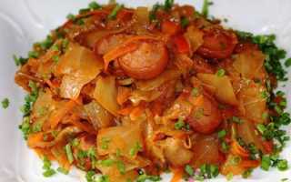 Солянка с сосисками и капустой. Рецепт на сковороде, в мультиварке, кастрюле с картошкой, томатной пастой, грибами, рисом