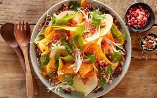 Салаты с тыквой: 7 вкусных рецептов на скорую руку
