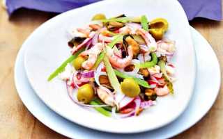 20 салатов из морепродуктов на любой вкус и бюджет