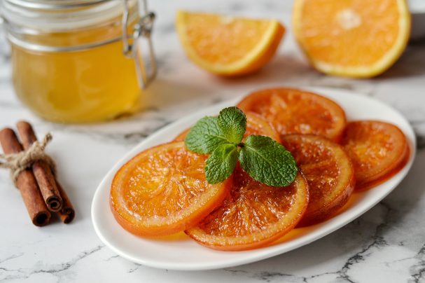 Карамелизированные апельсины