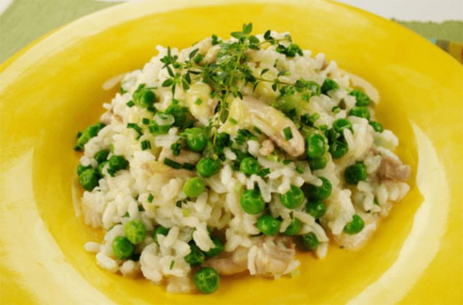 Ризотто с курицей и овощами – рецепты