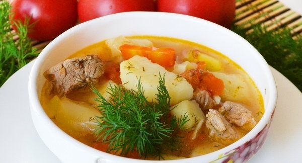 Шулюм из свинины в казане на костре. Рецепт в домашних условиях