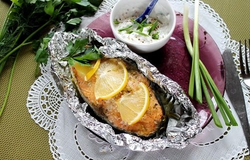 стейк форели в духовке рецепты