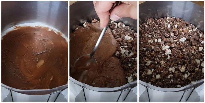 Торт Киевский без выпечки с масляным кремом